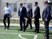 Генсек РФС Митрофанов посетил спортшколу «Ротор»