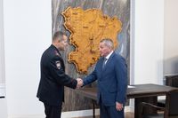 Андрей Бочаров провел рабочее совещание с новым начальником академии МВД