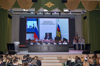 Замминистра Кубышко представил Флоча личному составу академии МВД в Волгограде