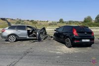 Под Волгоградом шестеро госпитализированы после массового ДТП на федеральной трассе
