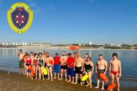 Волгоградцы после Дня физкультурника массово переплыли Волгу