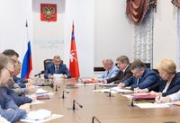 Безопасность на выборах обсудили у губернатора Волгоградской области