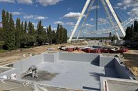 В волгоградском ЦПКиО готовят чаши фонтанов к монтажу оборудования