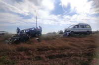 Водитель семерки погиб в ДТП с минивэном под Волгоградом