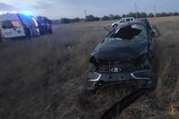 Под Волгоградом бесправный водитель с 16-летней пассажиркой погибли в ДТП