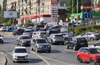 В центре Волгограда образовались заторы из-за бензиновых очередей