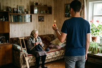 Уже за «ленточкой»: пытавшийся сжечь бабушку волгоградец искупит вину на СВО
