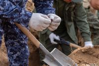 В Волгограде у Мамаева кургана случайно обнаружили человеческие останки