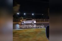 В Волгограде на Первой продольной произошло массовое ДТП с пятью автомобилями