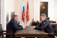 Андрей Бочаров обсудил перспективы взаимодействия с главным судебным приставом РФ Дмитрием Аристовым в Волгограде