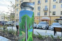 В Волгограде вентиляционные шахты превращаются в арт-объекты
