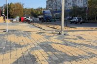 В Иловле показали этап установки стелы «Рубеж Сталинградской доблести»
