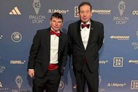 Леонид Слуцкий с Аршавиным появились на премии «Золотой мяч» в Лондоне
