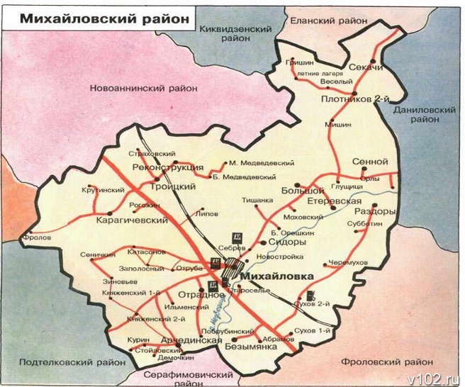 Карта михайловки волгоградской области с улицами и номерами домов со спутника в реальном времени