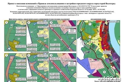 Проект третьей продольной магистрали волгоград на карте