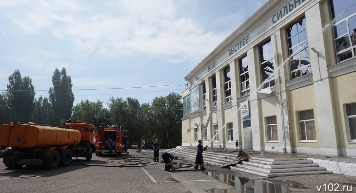 Пожар на стадионе им. Логинова произошел в июле 2018 г.