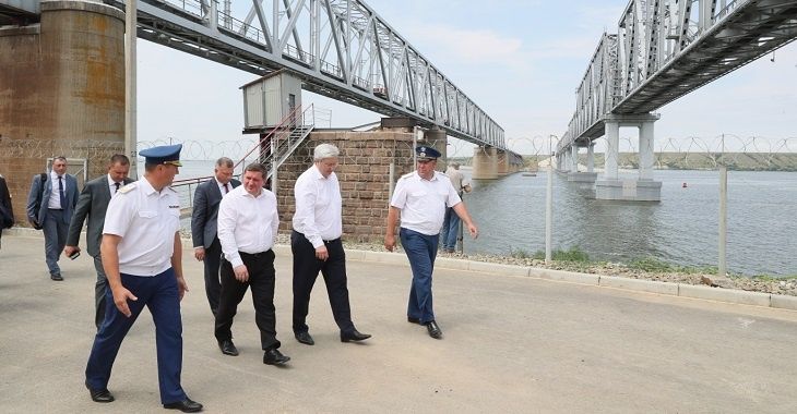 В Волгоградской области реконструируют железнодорожный мост через Дон