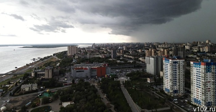 На выходных в Волгограде ожидаются сильные дожди и грозы