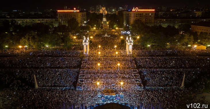 Фестиваль #ТриЧетыре и концерт посетили 240 тысяч волгоградцев