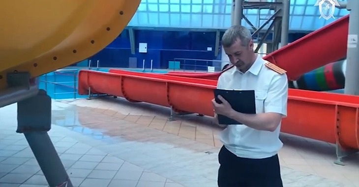 СК опубликовал видео с места гибели подростка в аквапарке Волжского