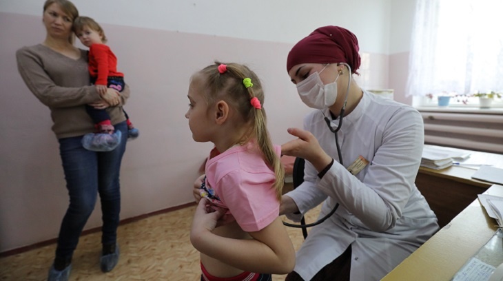 В Волгоградской области на 13% выросло количество детских простуд
