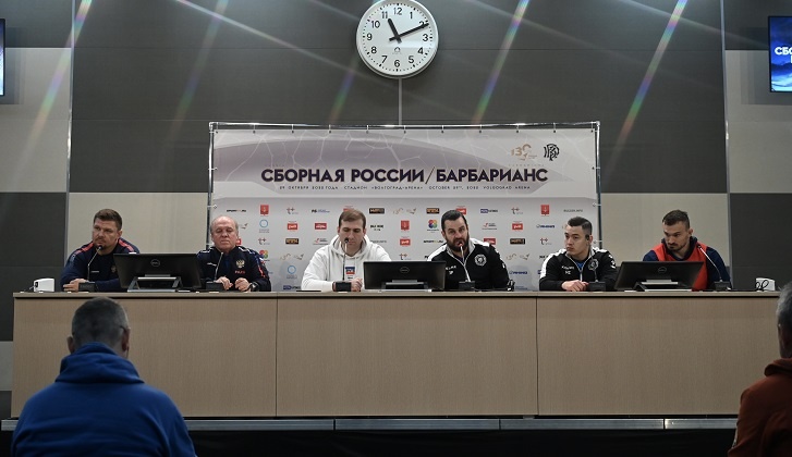 Играть против друзей: капитан и тренер сборной по регби провели предматчевую пресс-конференцию в Волгограде