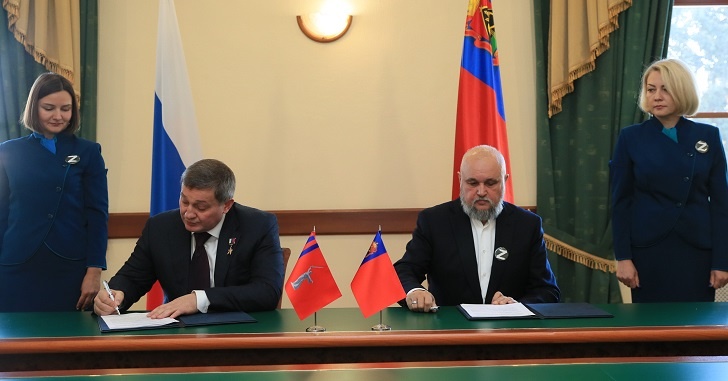 Губернаторы Волгоградской и Кемеровской областей подписали соглашение о сотрудничестве