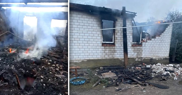 &laquo;В одночасье лишились всего&raquo;: пожар оставил без крова семью с пятью детьми под Волгоградом