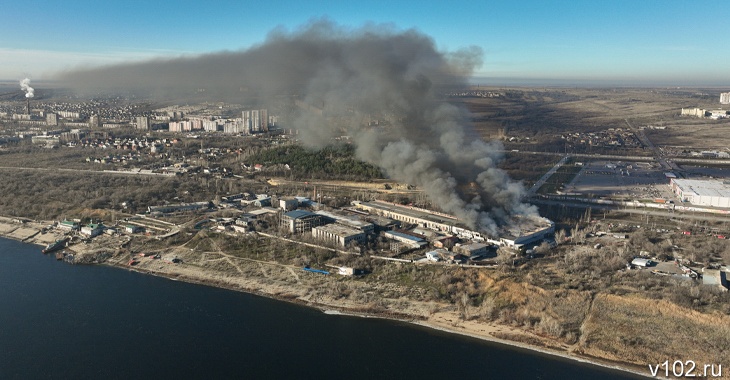 В Волгограде РПН не нашел вредных веществ в воздухе рядом со сгоревшим складом