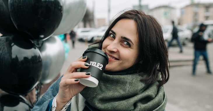 Больше привилегий: кофе в подарок от Tele2 в Волгограде
