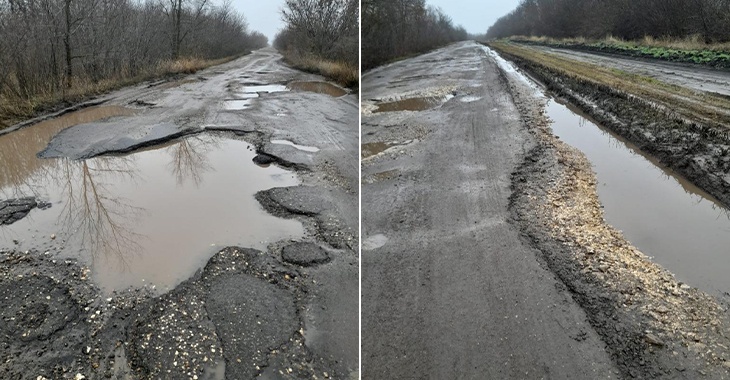 Между небом и землей: поселок в Волгоградской области погибает из-за убитой дороги