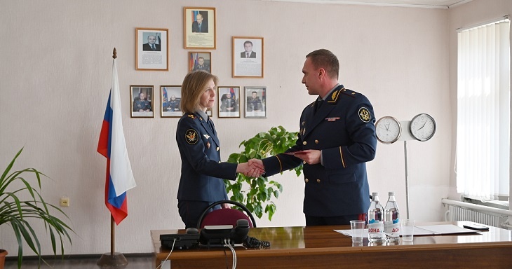 В ИК-28 Волгоградской области представили нового начальника