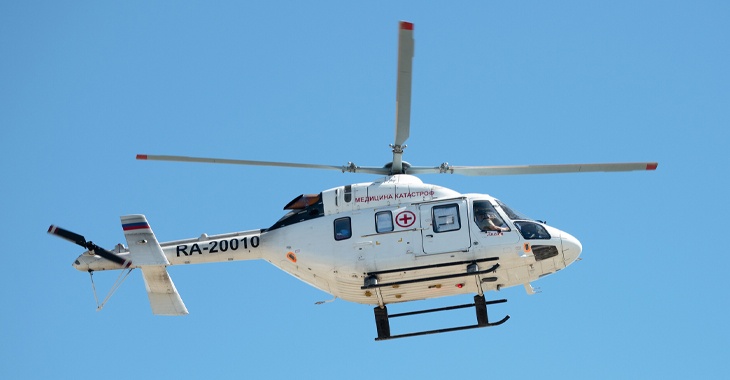 В Волгоград вертолетом доставили обварившегося кипятком 4-летнего ребенка