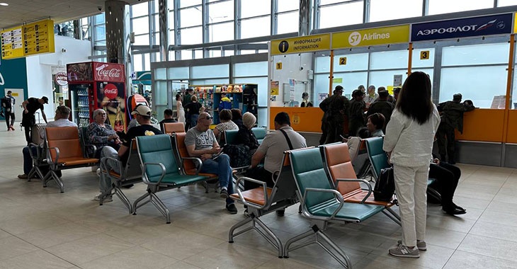 «Две недели назад спустили письмо»: в аэропорту Волгограда ужесточили регистрацию пассажиров из-за антитеррора
