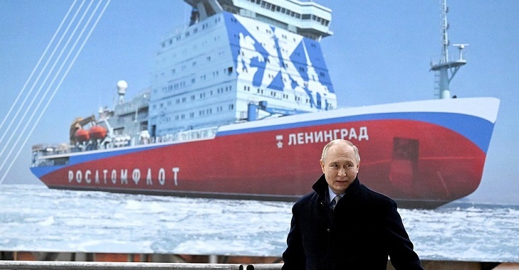 Владимир Путин: атомный ледокол «Сталинград» заложат в 2025 году