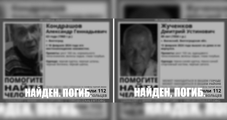 Пропавших в Волгоградской области двоих мужчин нашли мертвыми