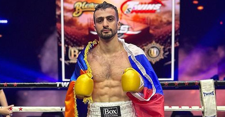 Волгоградский боксер Микаел Арутюнян одержал победу на ринге в Таиланде