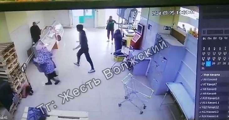 В Волжском задержали мужчину за избиение пенсионерки в магазине