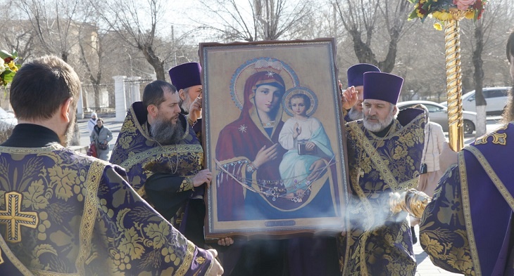 Из Беларуси в Волгоград привезли чудотворную икону