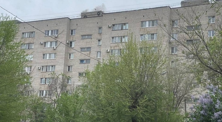 В девятиэтажке Волгограда потушили пожар