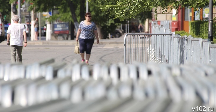 Центр Волгограда из-за парада Победы станет пешеходным на майские праздники