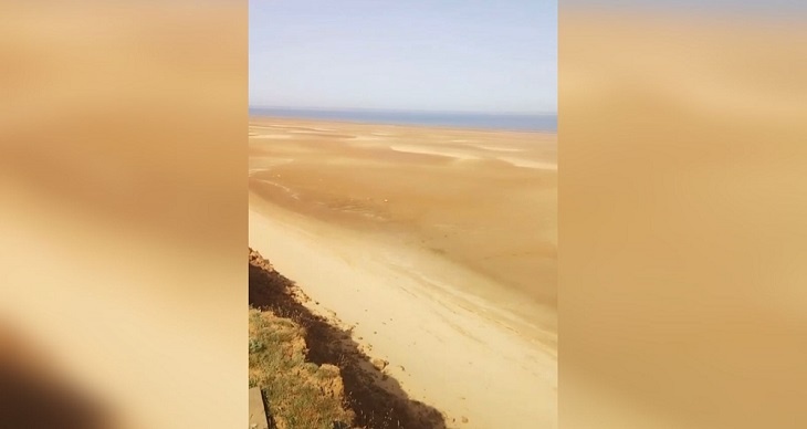Это что за пустыня? Волгоградец поделился пугающим видео пересохшего водохранилища