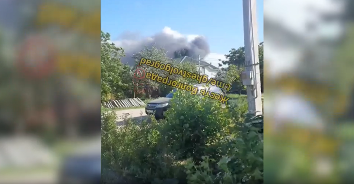 Черный дым и звук взрыва напугали жителей северной части Волгограда