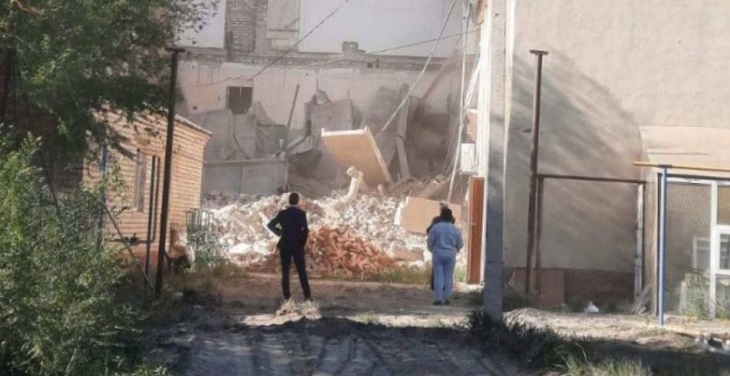 В Саратовской области обрушилось здание администрации