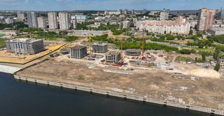 Для подстраховки: в Волгограде восстановят берегоукрепление вблизи нового ЖК