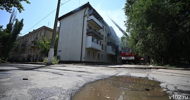 В Волгограде восстановят пострадавшую от пожара многоэтажку на улице Борьбы