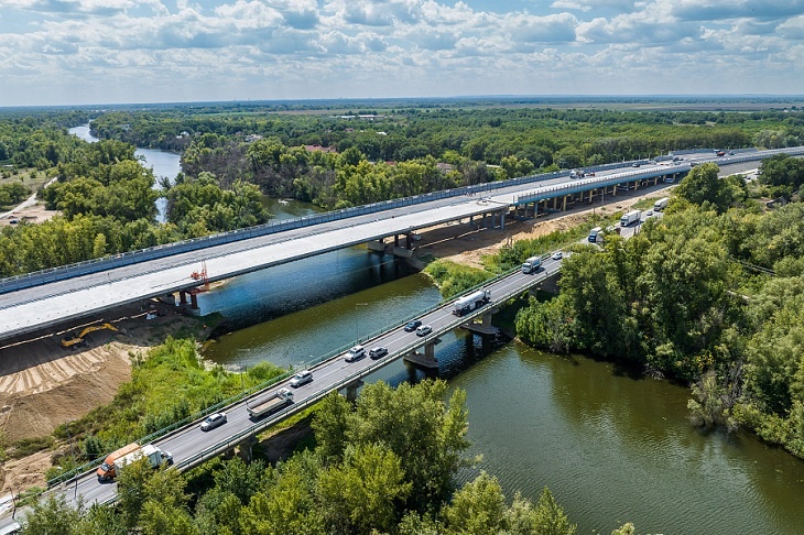 Движение по новому мосту через ерик Гнилой запустят 10 сентября