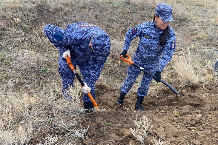 Под Волгоградом обнаружили останки красноармейца-артиллериста