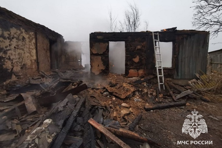 Предпенсионер погиб на пожаре в Волгоградской области