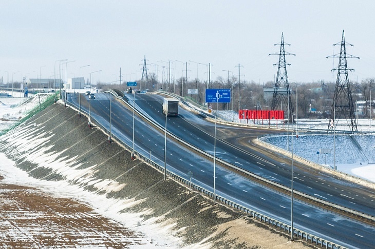 Новую развязку на Третьей продольной в Волгограде сняли с высоты